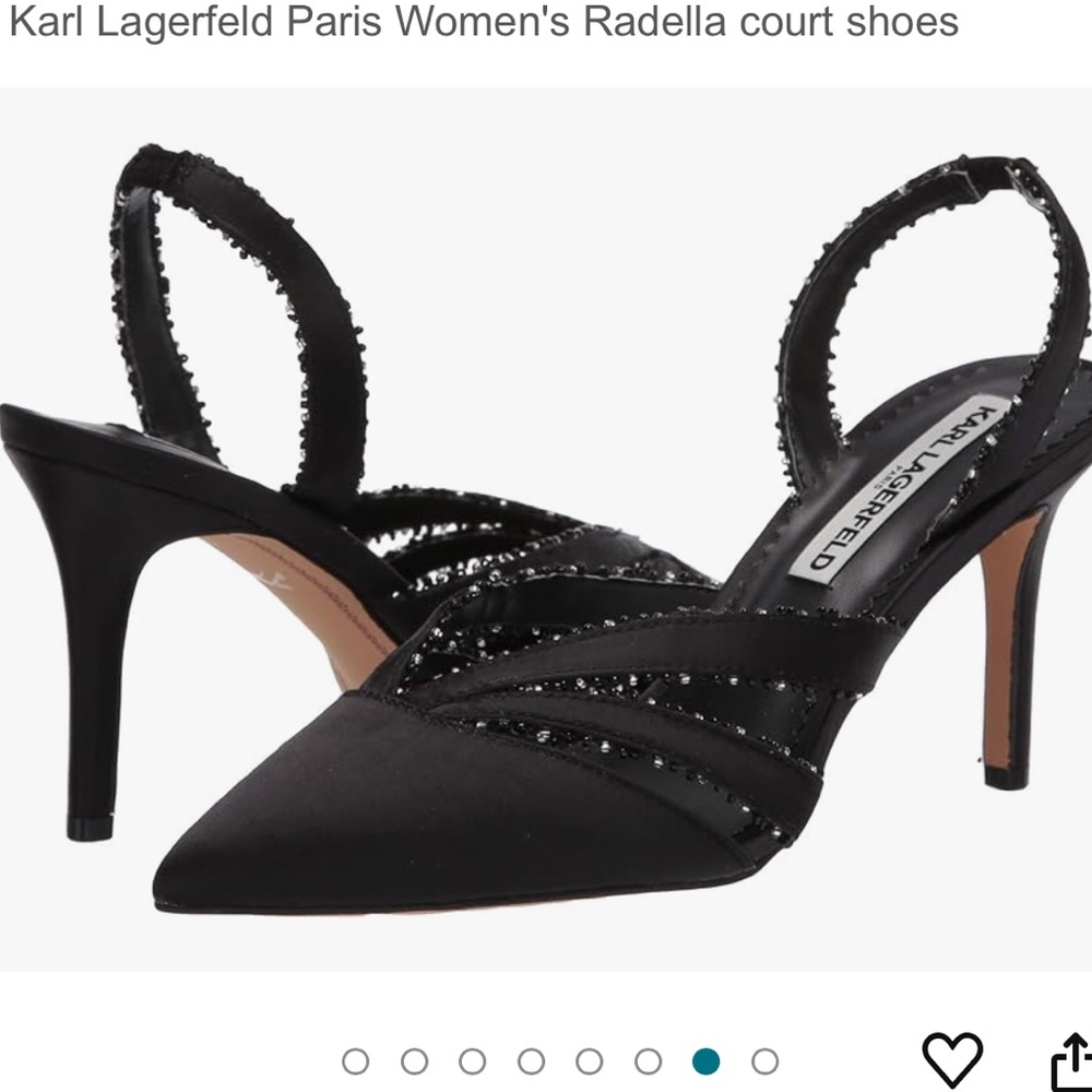 Karl Lagerfeld Rowena slingback heels